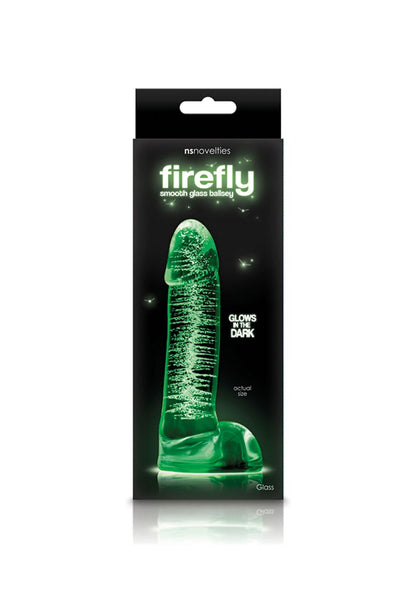 NS Novelties Firefly Glass Smooth Ballsey 4' Dildo Glazen Dildo | Happytoys | Discreet | Vertrouwd |Snelle levering