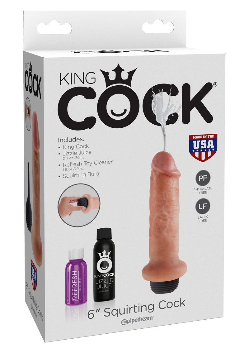Pipedream King Cock Squirting Cock 6' | Happytoys | Discreet | Vertrouwd |Snelle levering