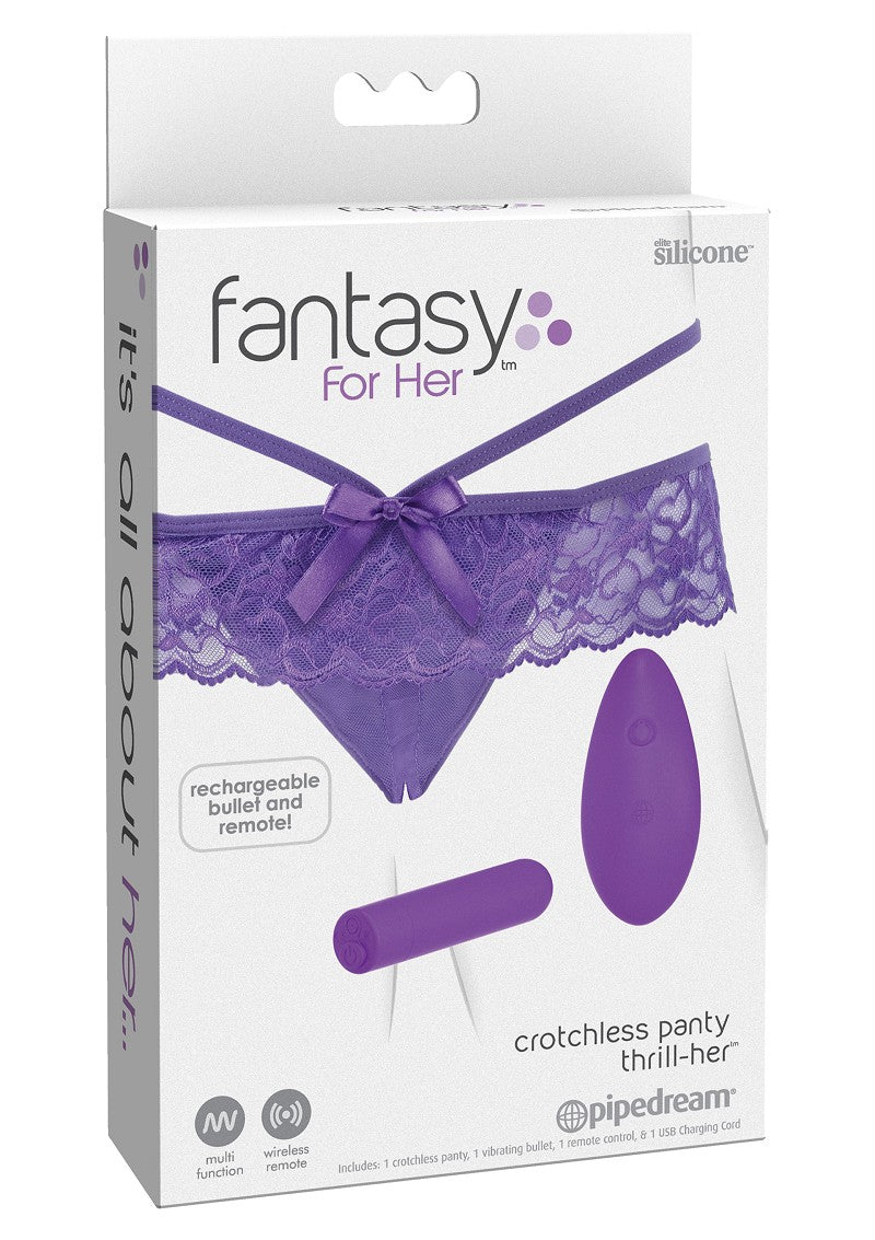 Pipedream Fantasy For Her Crotchless Panty Thrill-Her | Happytoys | Discreet | Vertrouwd |Snelle levering