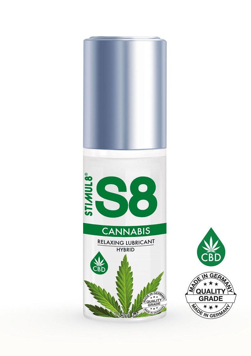 S8 Hybrid Cannabis Lube 125ml glijmiddel met CBD Happytoys Sexshop: liever Happy dan Easy 😊