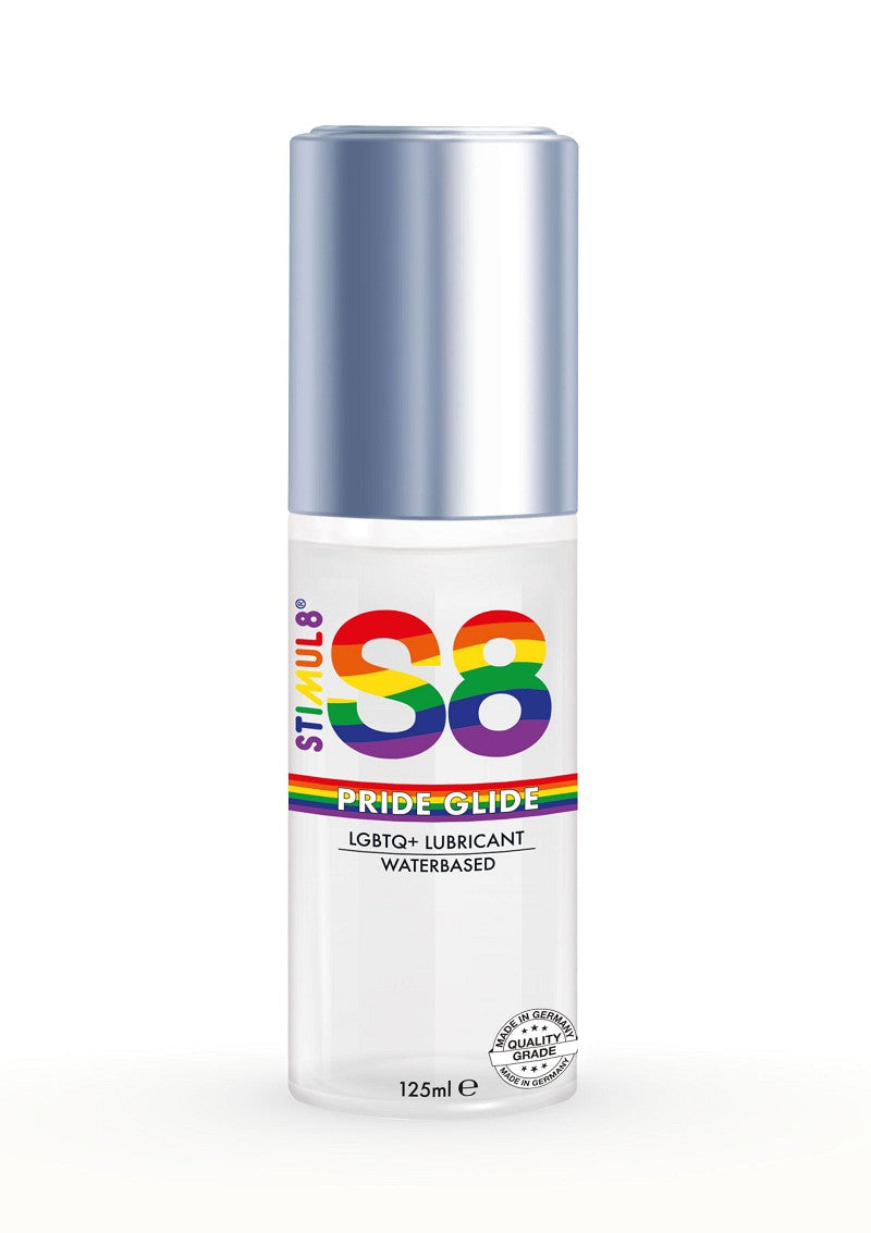 S8 Waterbased Pride Glide Lube 125ml Glijmiddel Happytoys Sexshop: liever Happy dan Easy 😊