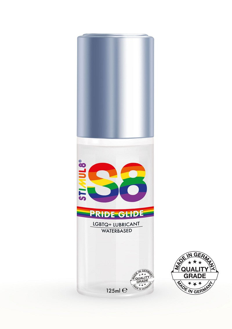 S8 Waterbased Pride Glide Lube 125ml Glijmiddel Happytoys Sexshop: liever Happy dan Easy 😊