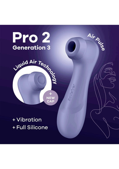 ♀ Satisfyer Pro 2 Generation 3 Air-Pressure Vibrator @ Happytoys Sexshop: Toys for Feeling Happy & Easy 😊