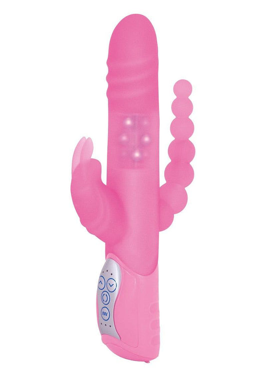 Seven Creations E-Rabbit Triple Play Driedubbele Vibrator met drie gedeelten | Happytoys | Discreet | Vertrouwd |Snelle levering