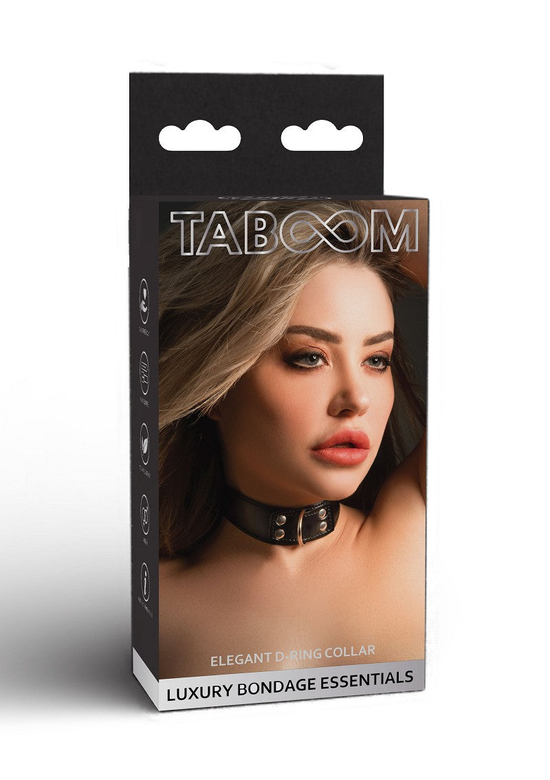 Taboom Bondage Essentials Elegante D-Ring Halsband