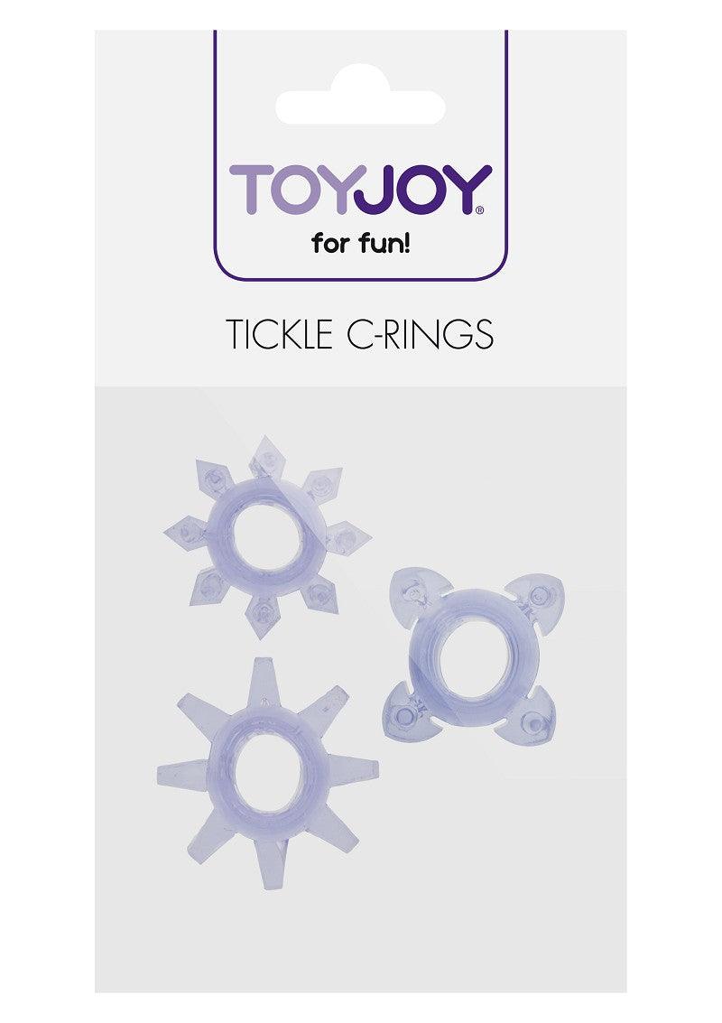 ToyJoy Basics Tickle C-Rings Happytoys Sexshop: liever Happy dan Easy 😊