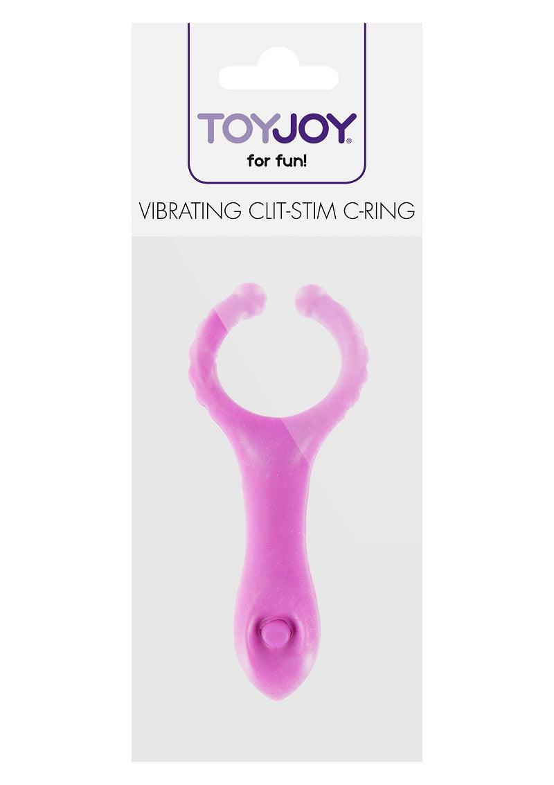 ToyJoy Basics Vibrating Clit-Stim C-Ring @ Happytoys Sexshop: Toys for Feeling Happy & Easy 😊