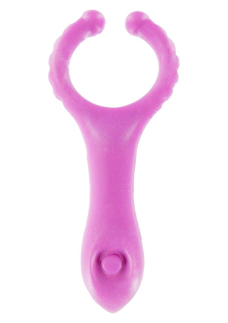 ToyJoy Basics Vibrating Clit-Stim C-Ring @ Happytoys Sexshop: Toys for Feeling Happy & Easy 😊