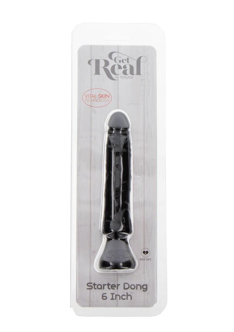 ToyJoy Get Real Starter Dong 6' Black Happytoys Sexshop: liever Happy dan Easy 😊