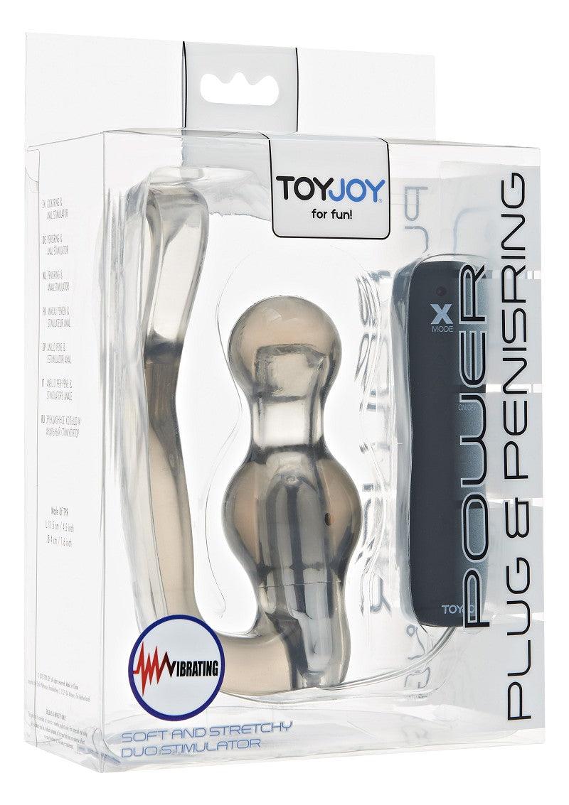 ToyJoy Manpower Power Plug & Penisring Vibrating @ Happytoys Sexshop: Toys for Feeling Happy & Easy 😊