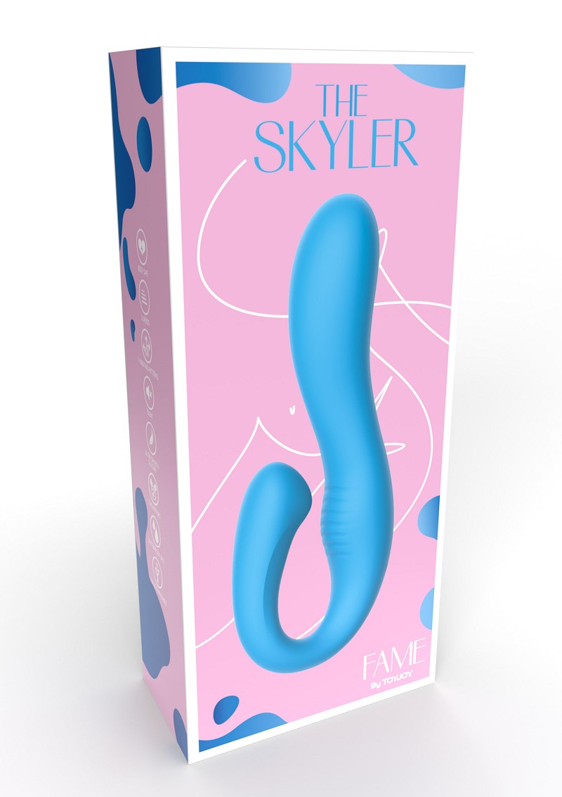 ♀ ToyJoy Fame The Skyler Rabbit Vibrator @ Happytoys Sexshop: Toys for Feeling Happy & Easy 😊