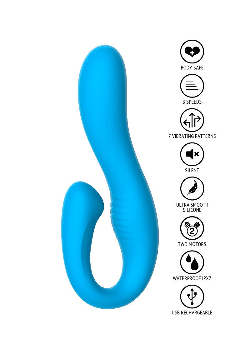 ♀ ToyJoy Fame The Skyler Rabbit Vibrator @ Happytoys Sexshop: Toys for Feeling Happy & Easy 😊