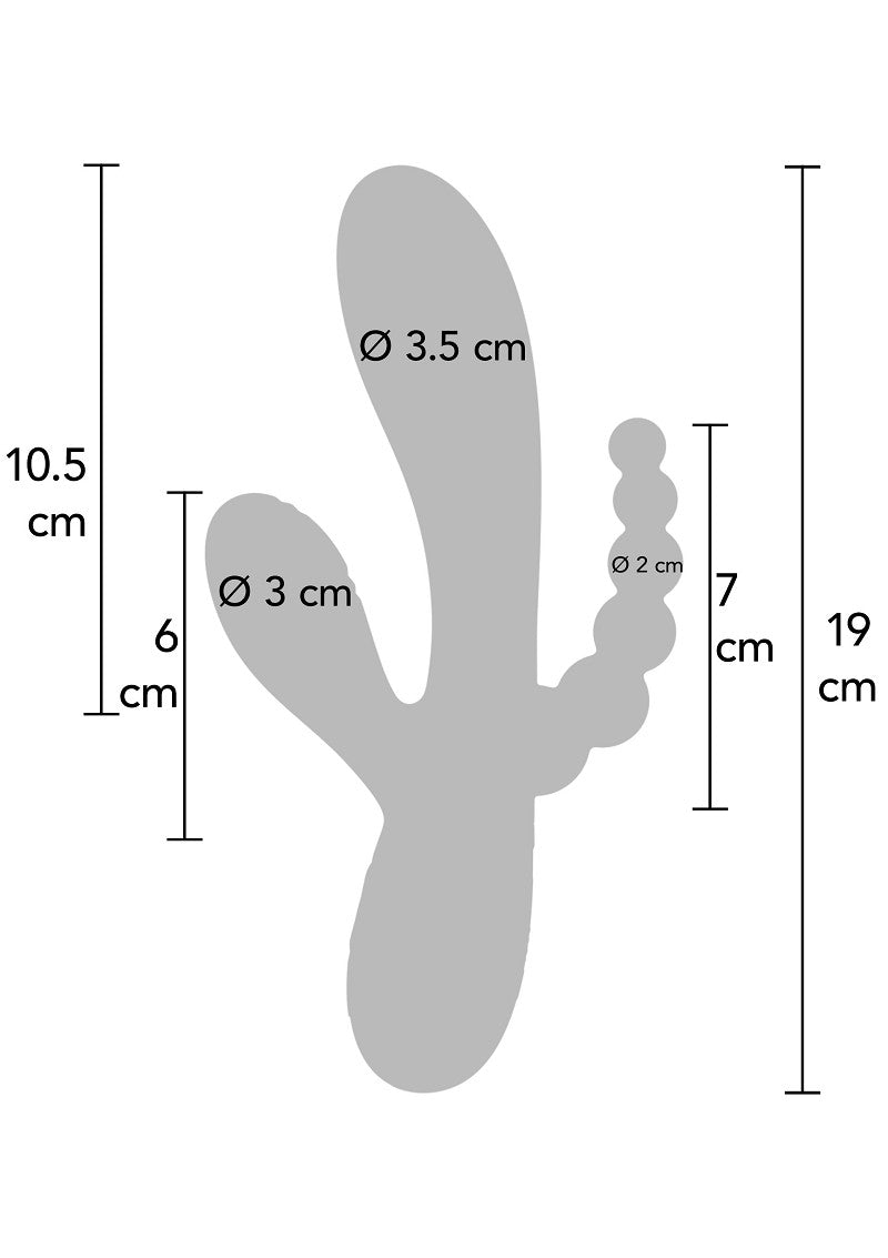 ♀ Xocoon Triple Love Vibrator