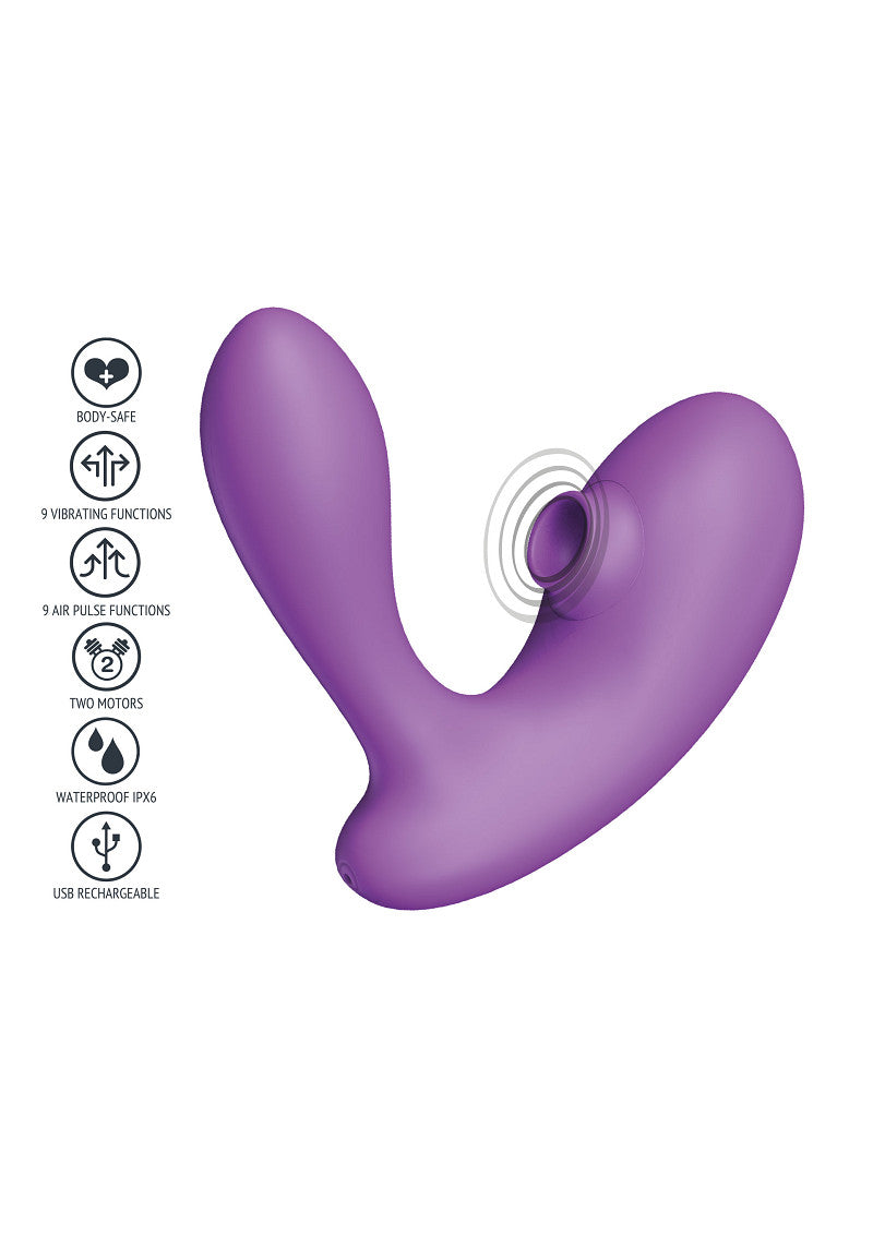 ♀ Xocoon DuoVibe I Air Vibrator @ Happytoys Sexshop: Toys for Feeling Happy & Easy 😊